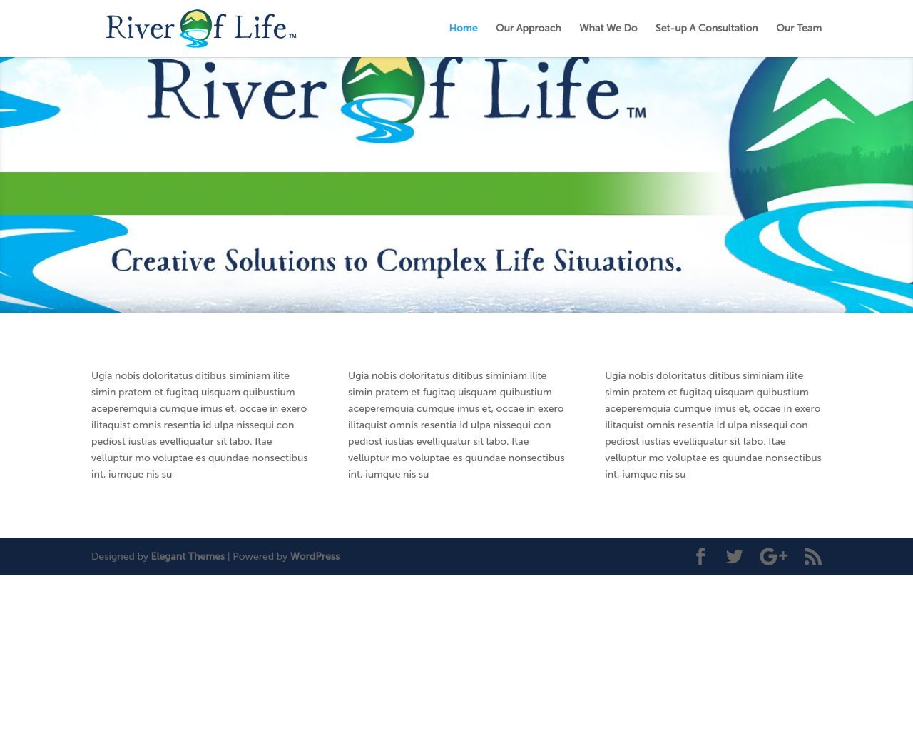 Image site riveroflifegeriatricfamilycareservices.net in 1280x1024
